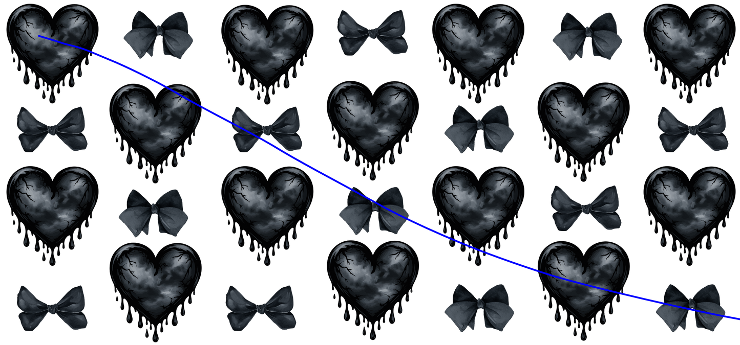 Black Bows & Hearts