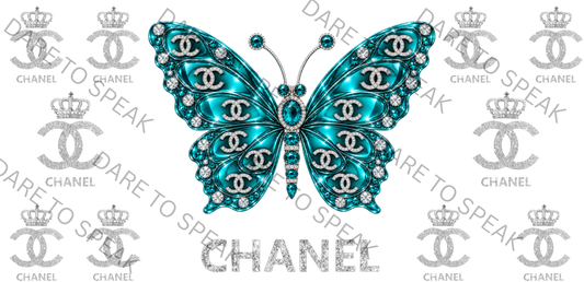 Chanel Teal Butterfly