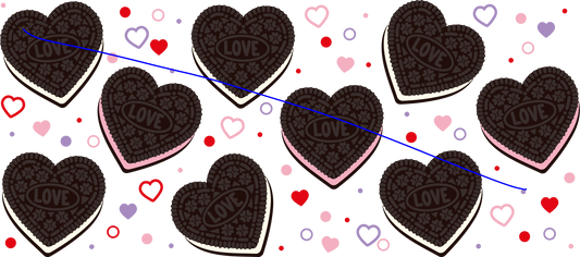 Heart oreos