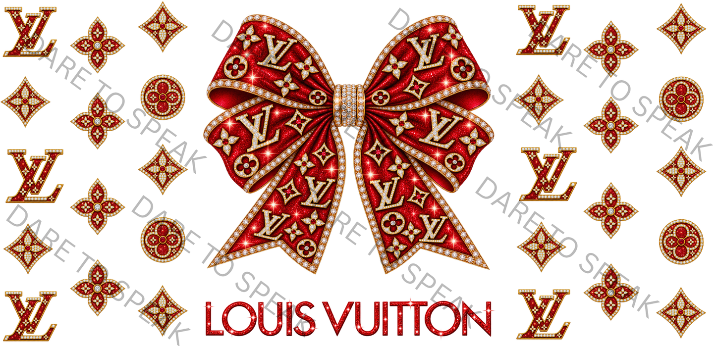 LV Red Bow