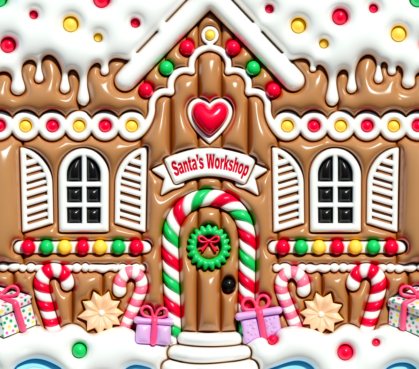 3D Gingerbread House