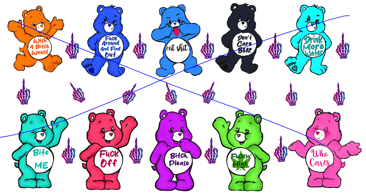 Bad mouth Bears middle finger