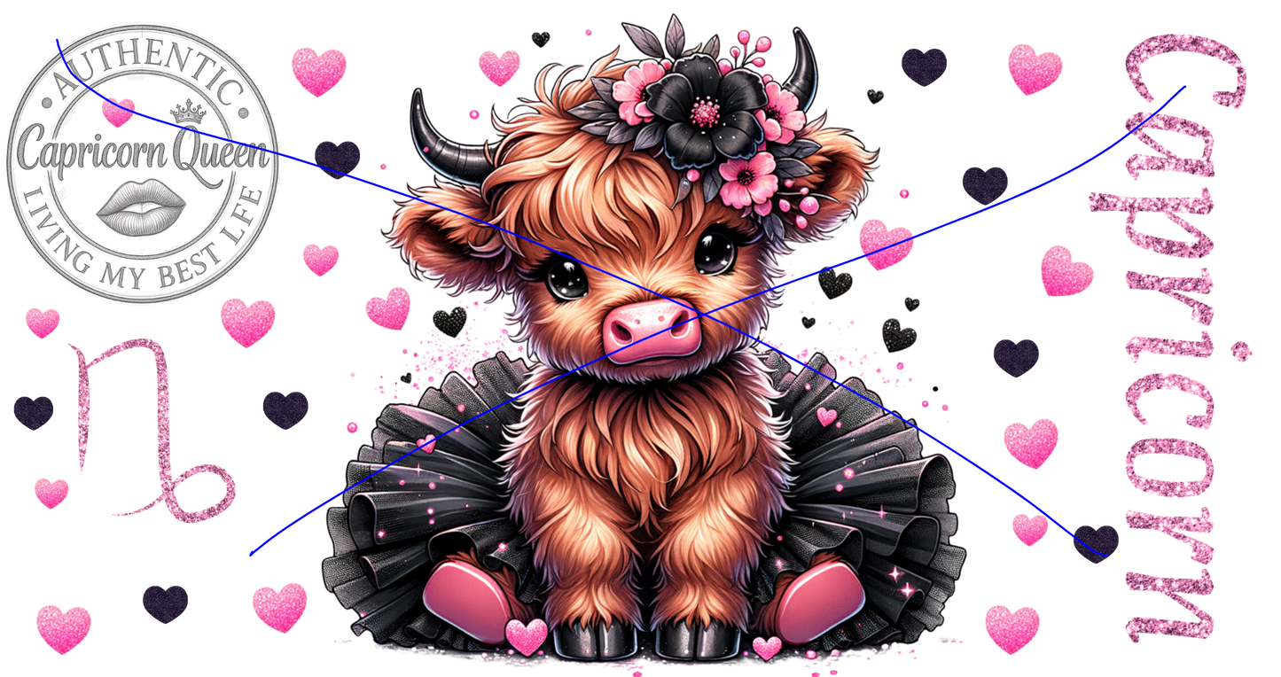 Highland Cow Zodiac