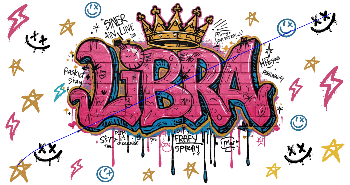 Zodiac Graffiti Drip