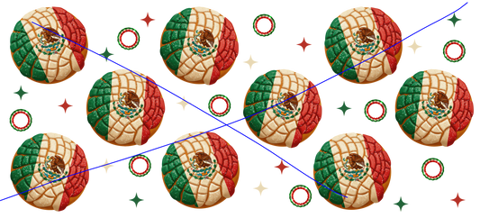 Conchas Mexican flag