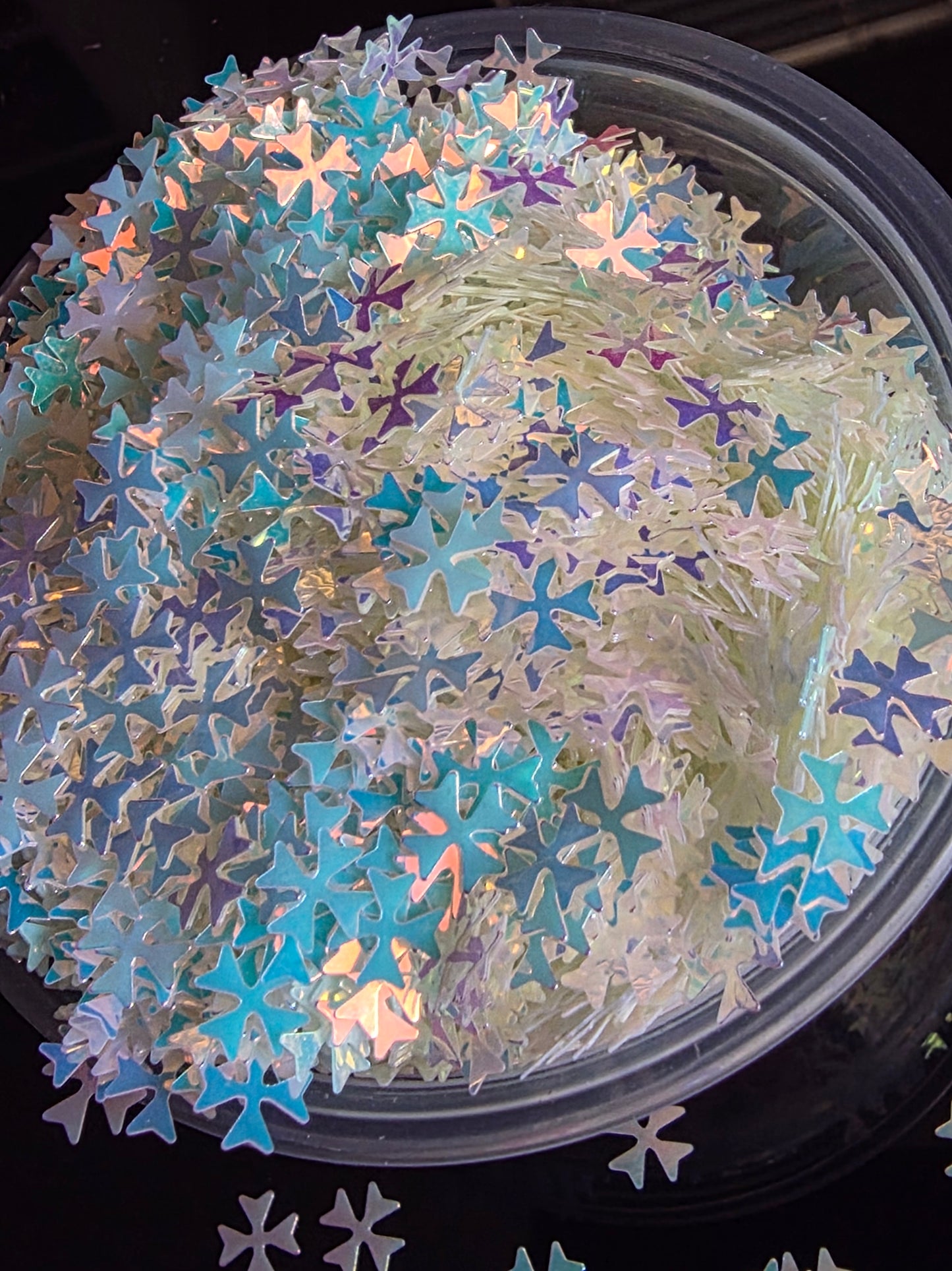 Glow in the dark Snowflakes