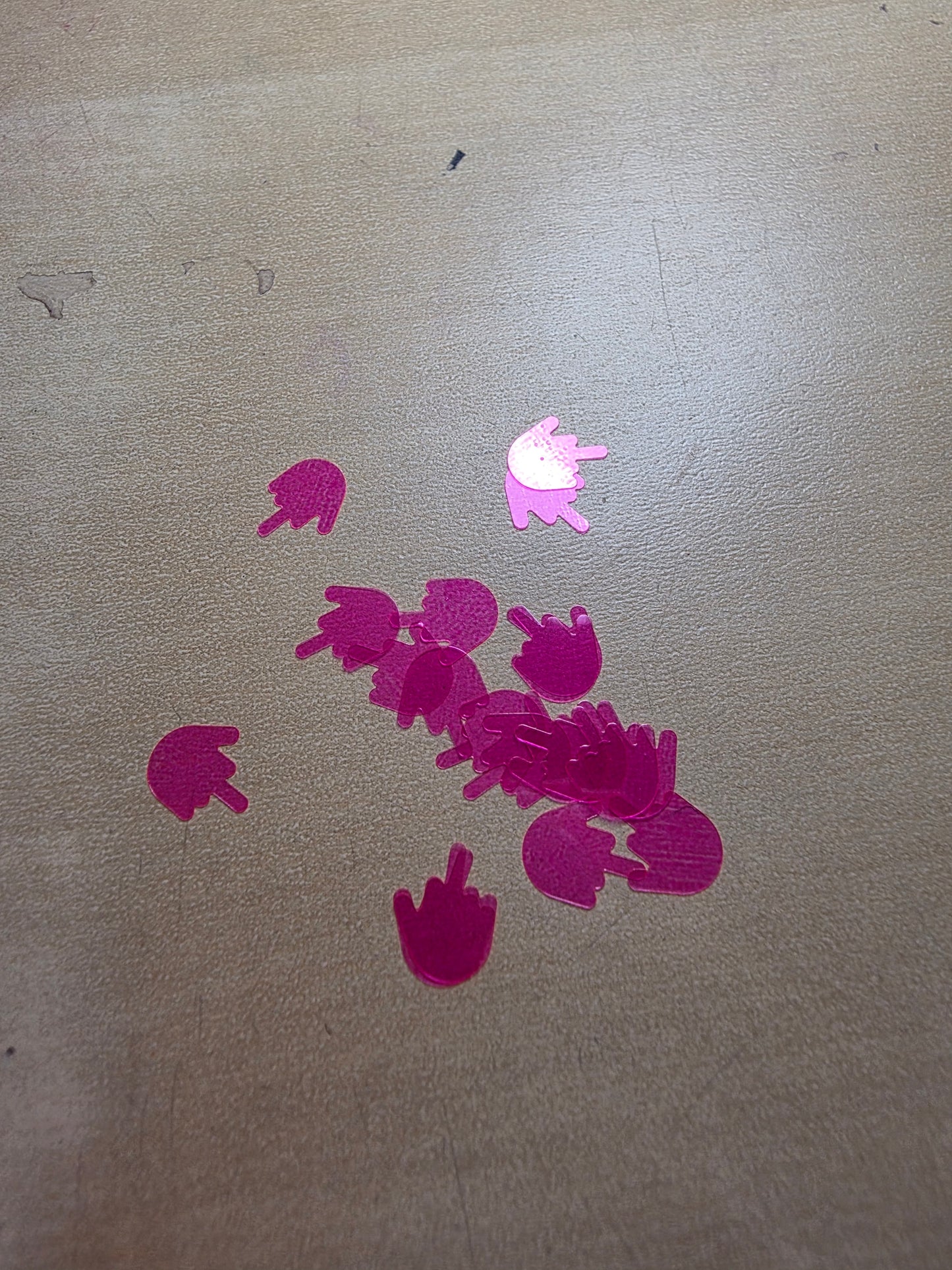 Hot Pink Middle Finger