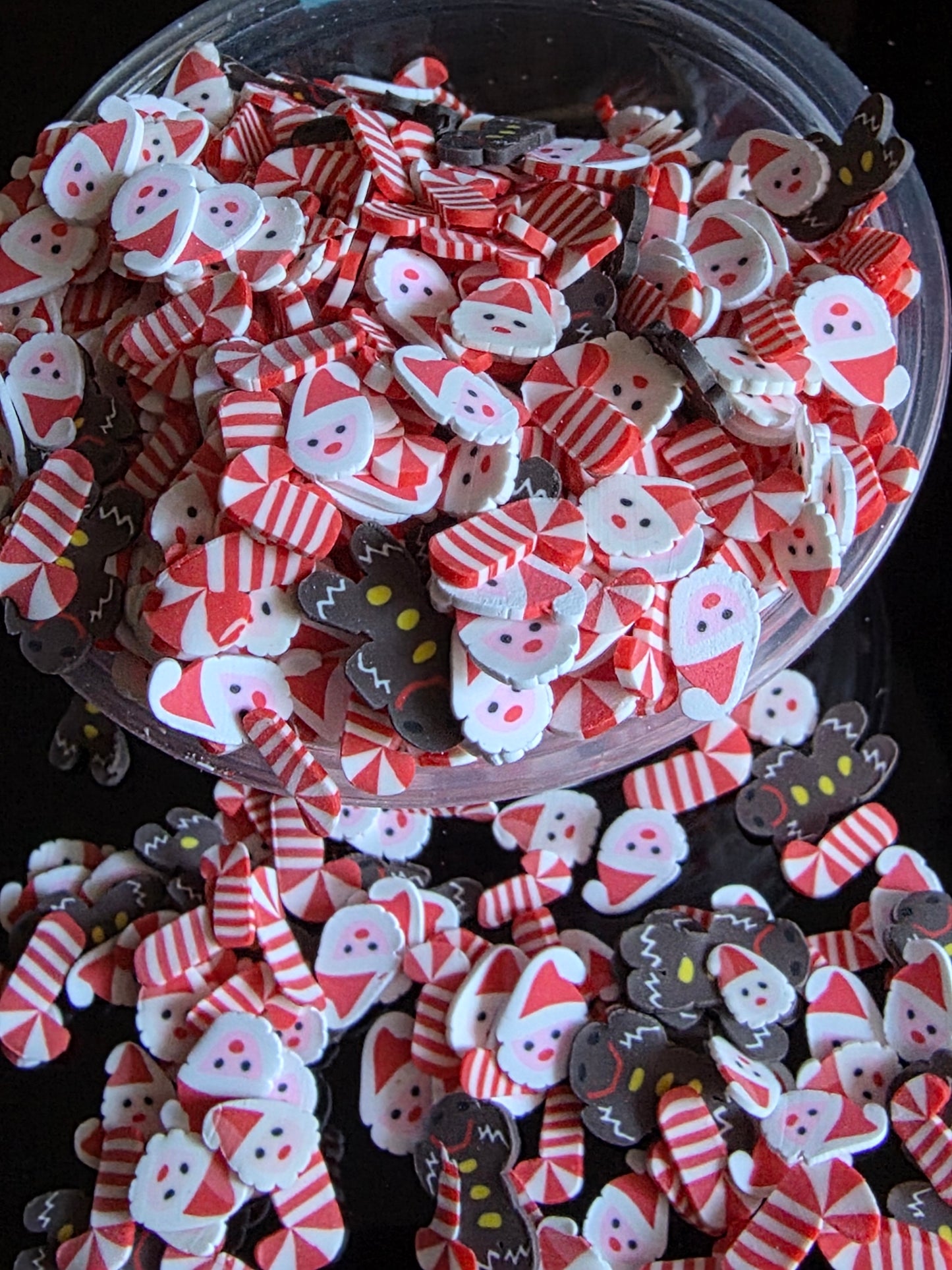 Santa & Ginger Bread (with candy canes)