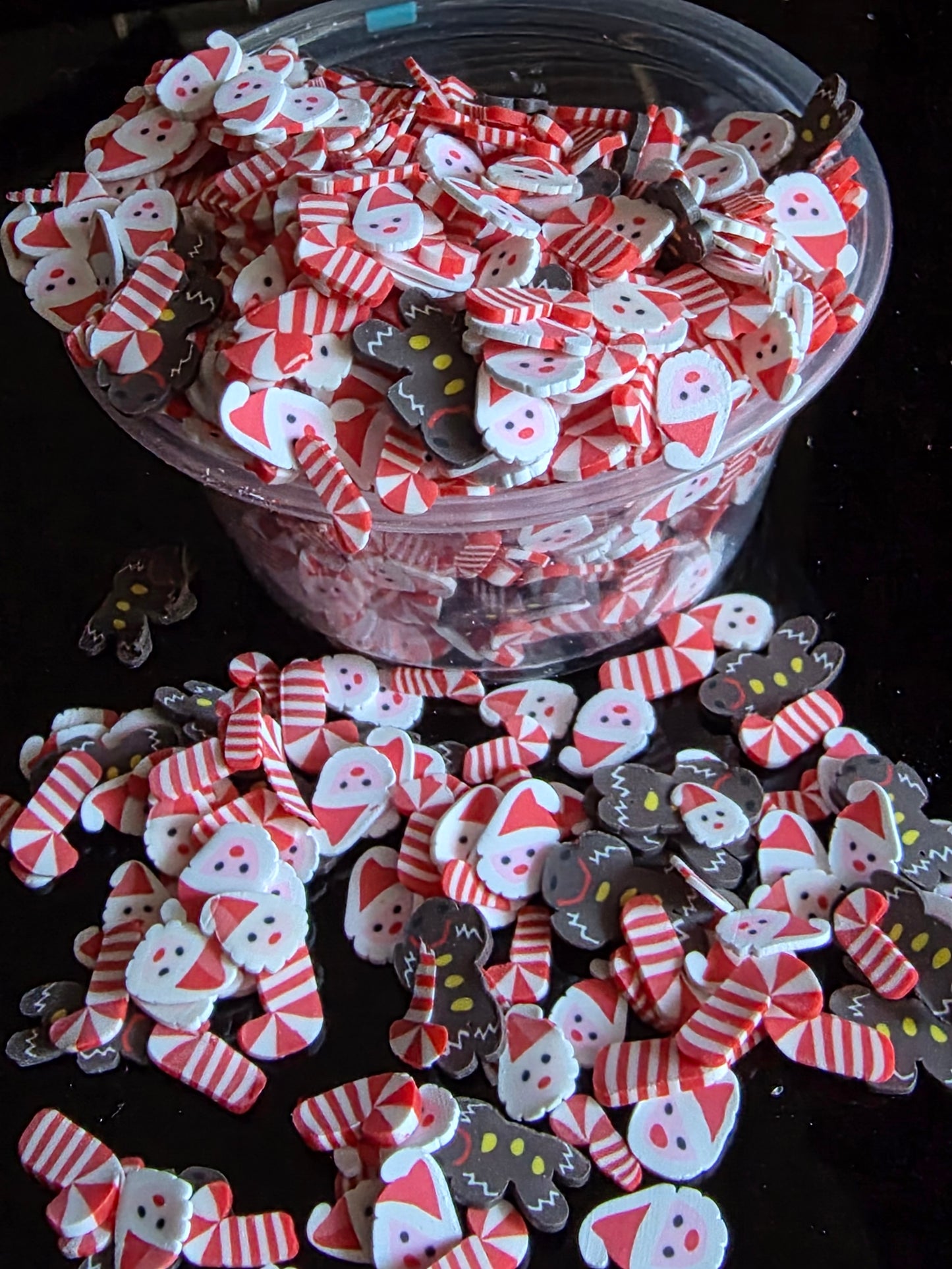 Santa & Ginger Bread (with candy canes)