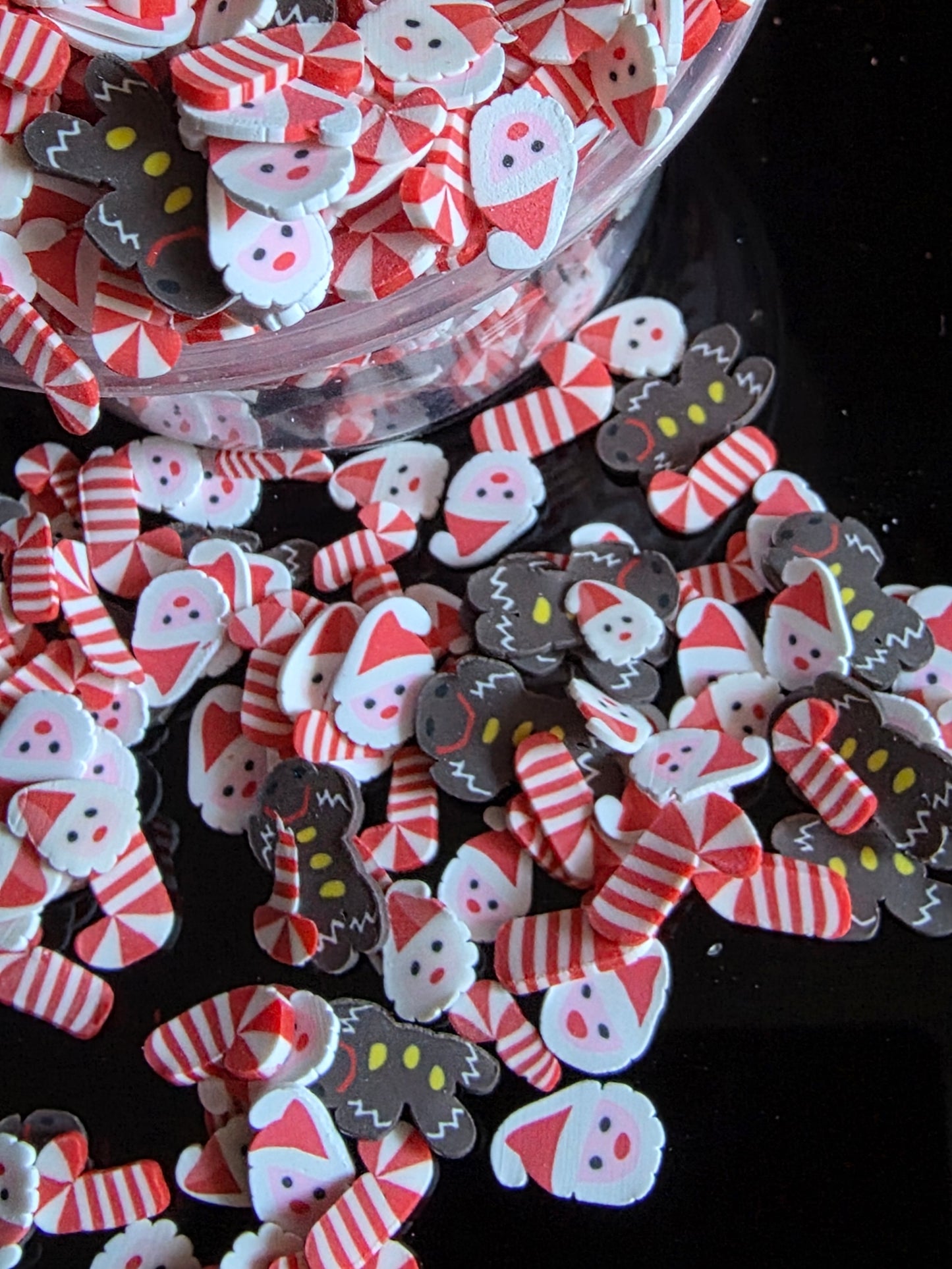 Santa & Ginger Bread (with candy canes)