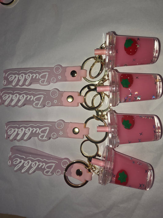 Strawberry Lava Keychains